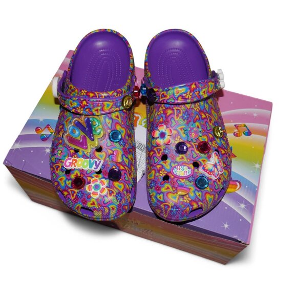 Lisa Frank x Crocs Classic Clog Urban Outfitters Rare Women's Size 12 Men's 10 - Picture 8 of 13
